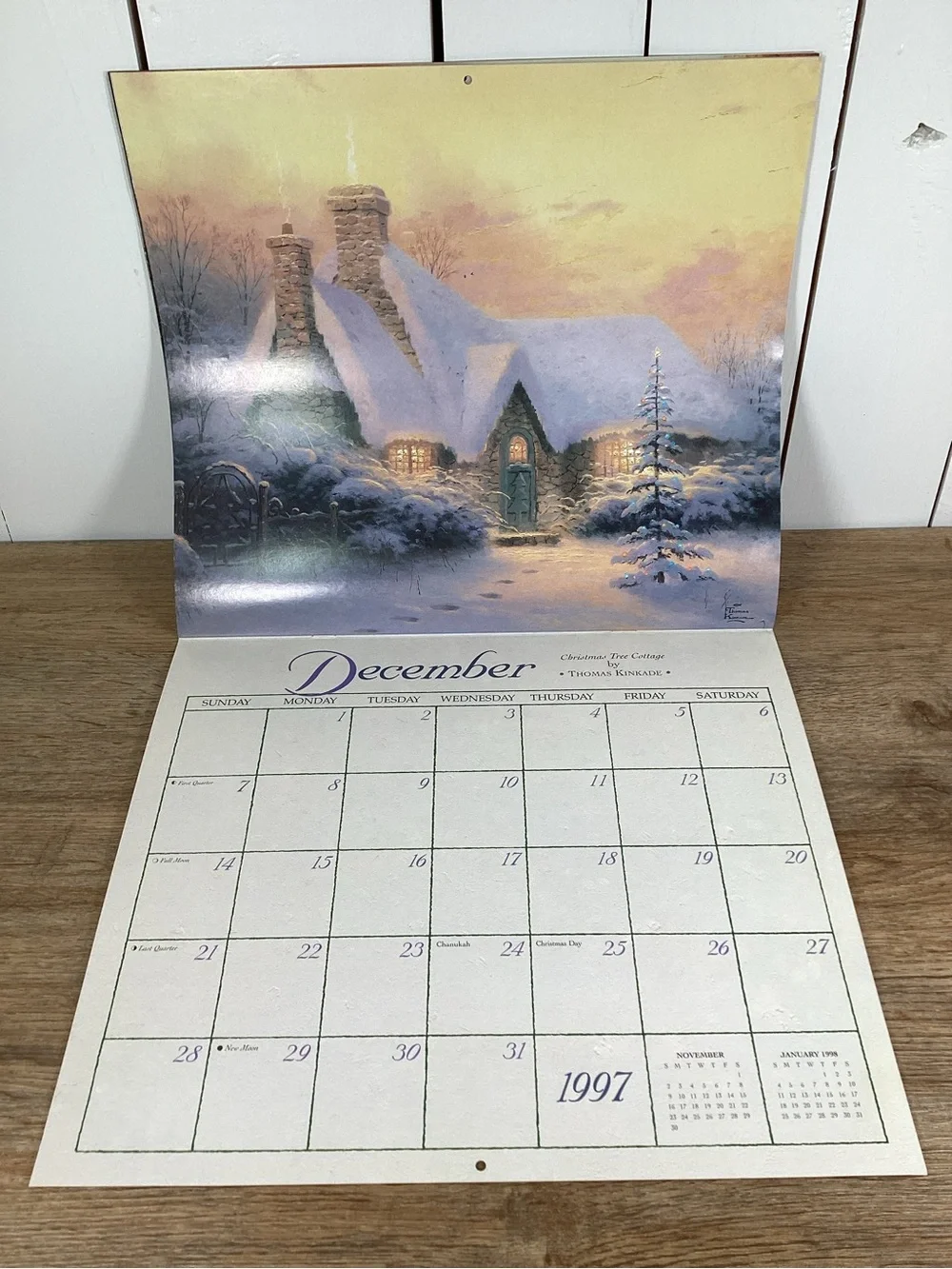 1997 Thomas Kinkade Painter Of Light Calendar